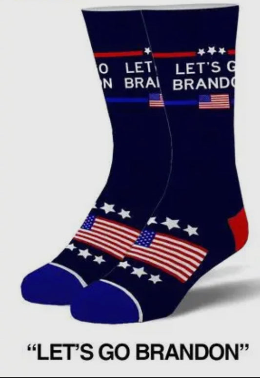 Cool Socks Lets Go Brandon